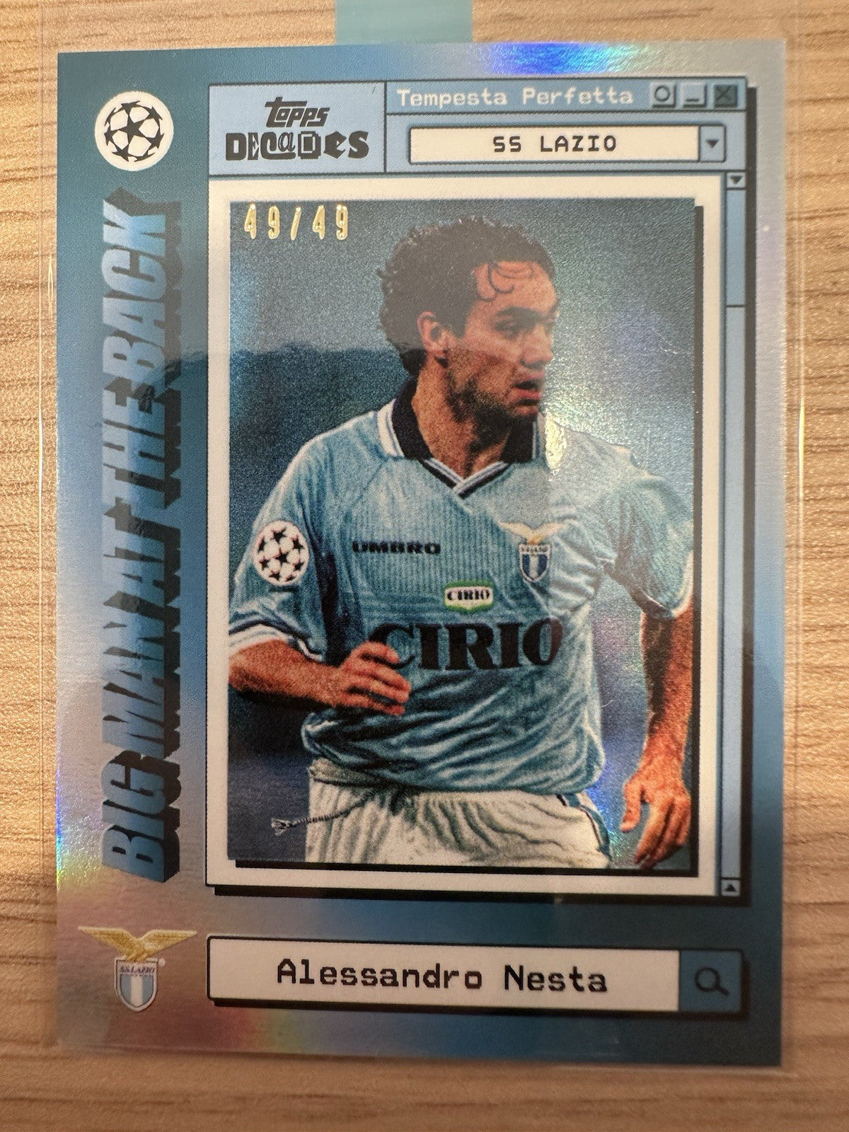 Alessandro Nesta 49/49 Topps UCL 2024