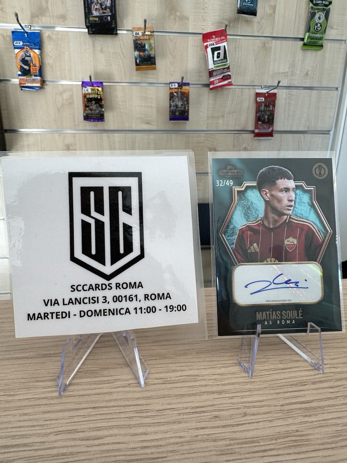 Matias Soule 32/49 Autograph Topps Fabrizio Romano Here We Go 2024