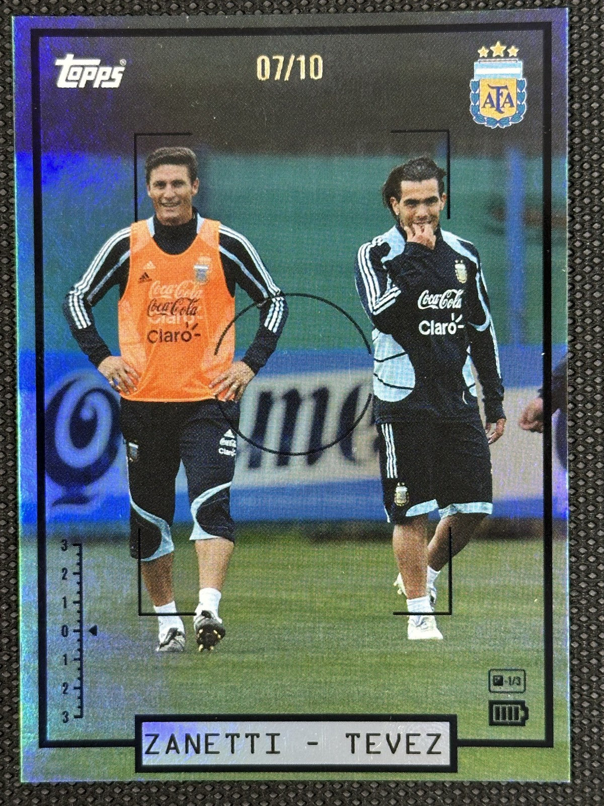 Carlos Tevez - Javier Zanetti /10 Topps Focus Argentina