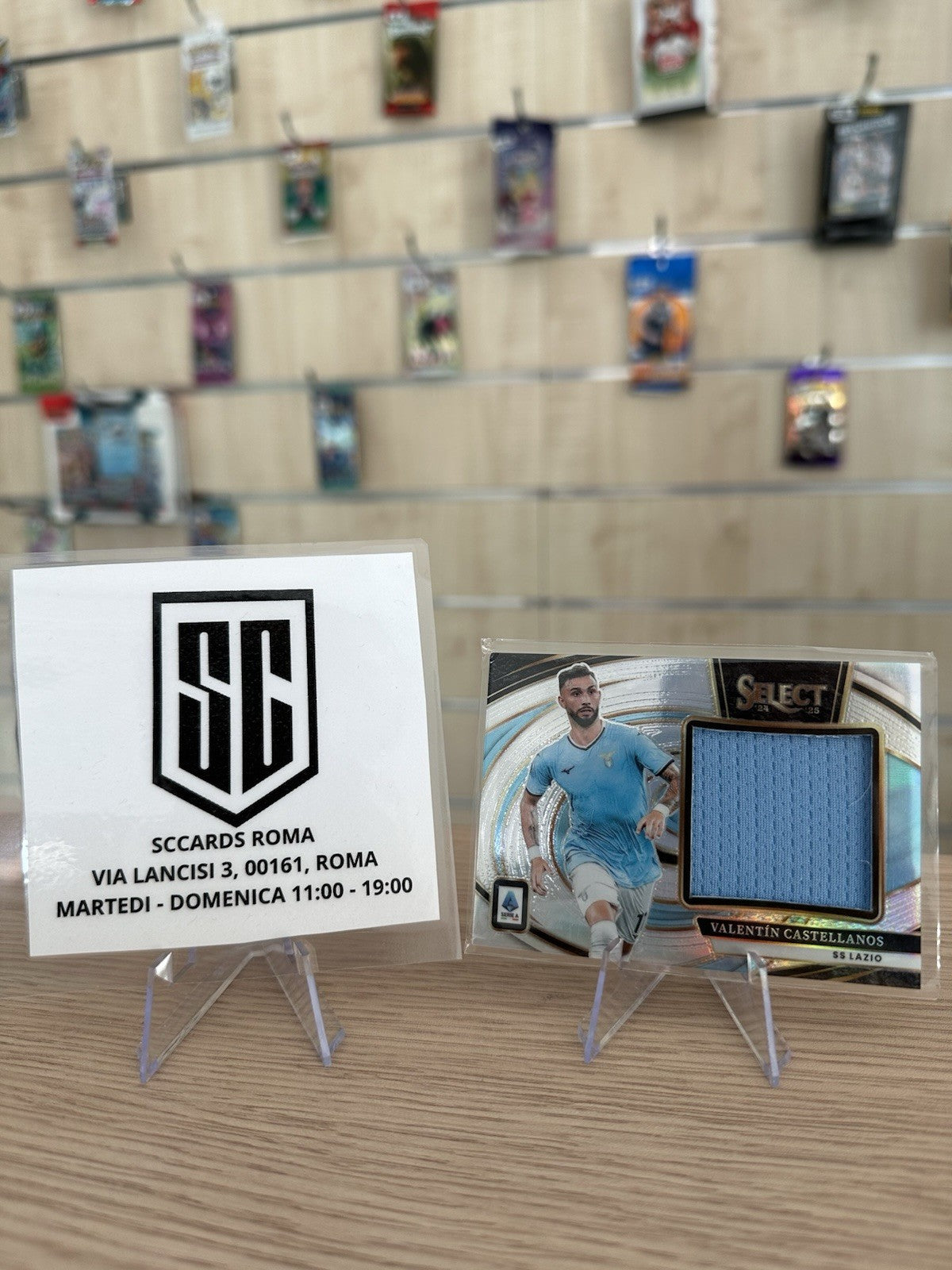 Valentin Castellanos Patch Panini Select Serie A 2024/25