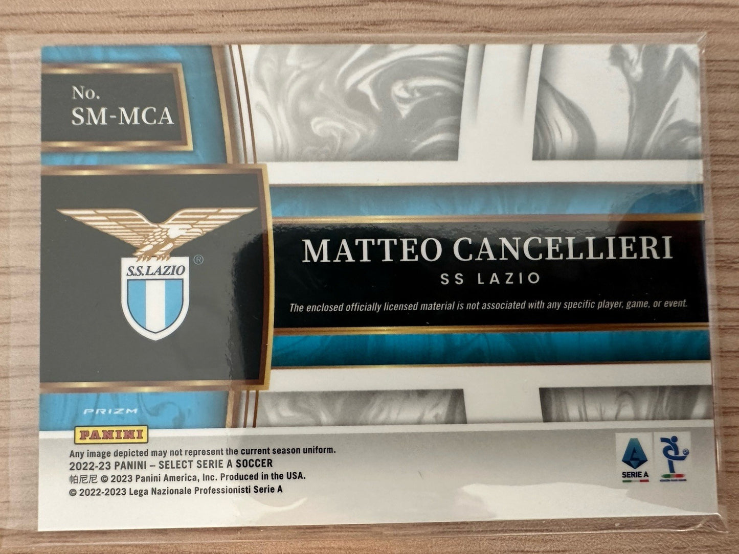 Matteo Cancellieri Rookie Patch Panini Select Serie A 2022/23