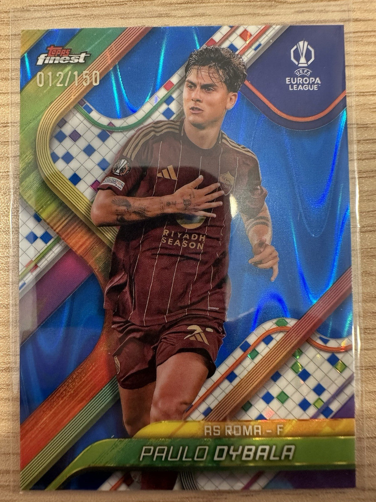 Paulo Dybala 12/150 Topps Finest UEL 2025