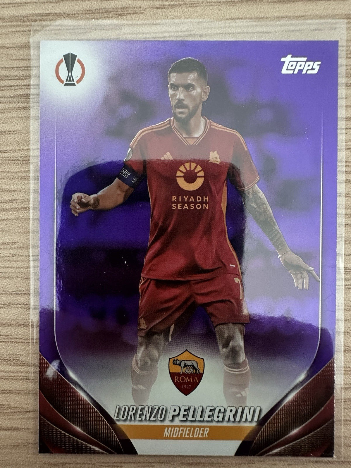 Lorenzo Pellegrini 162/299 Topps UEL 2024