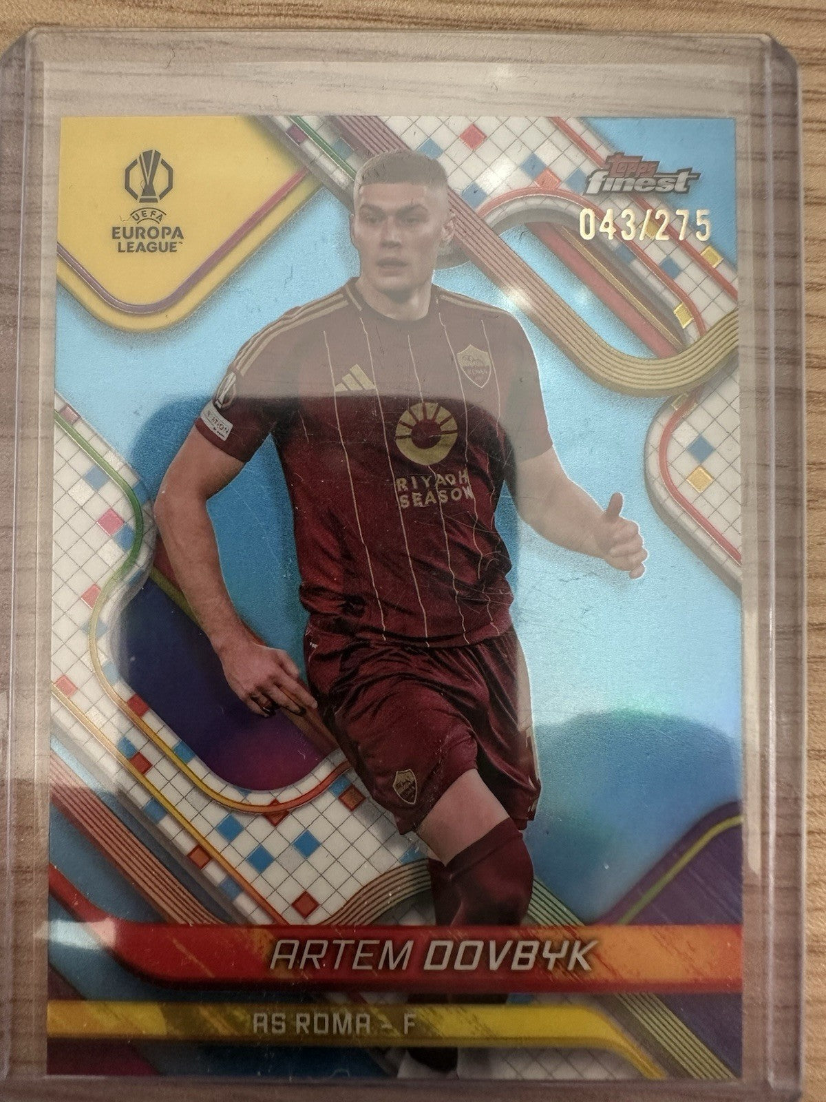 Artem Dovbyk 43/275 Topps Finest 2025
