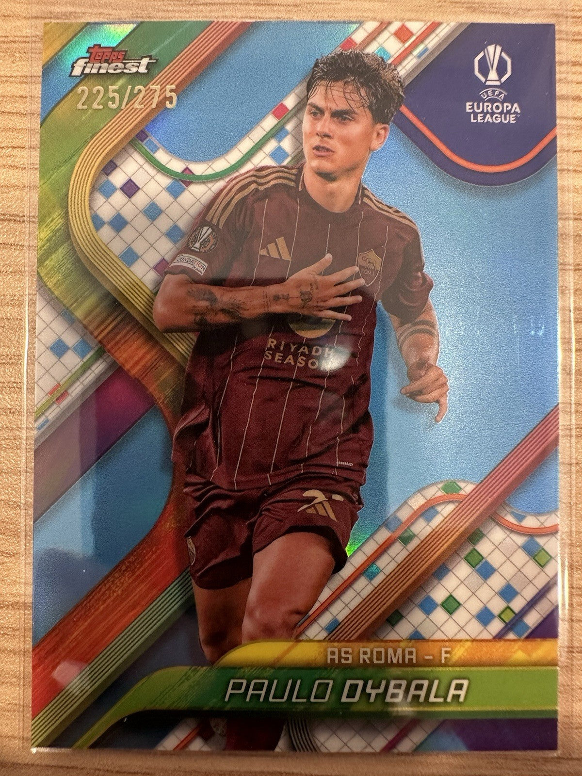 Paulo Dybala 225/275 Topps Finest UEL 2025