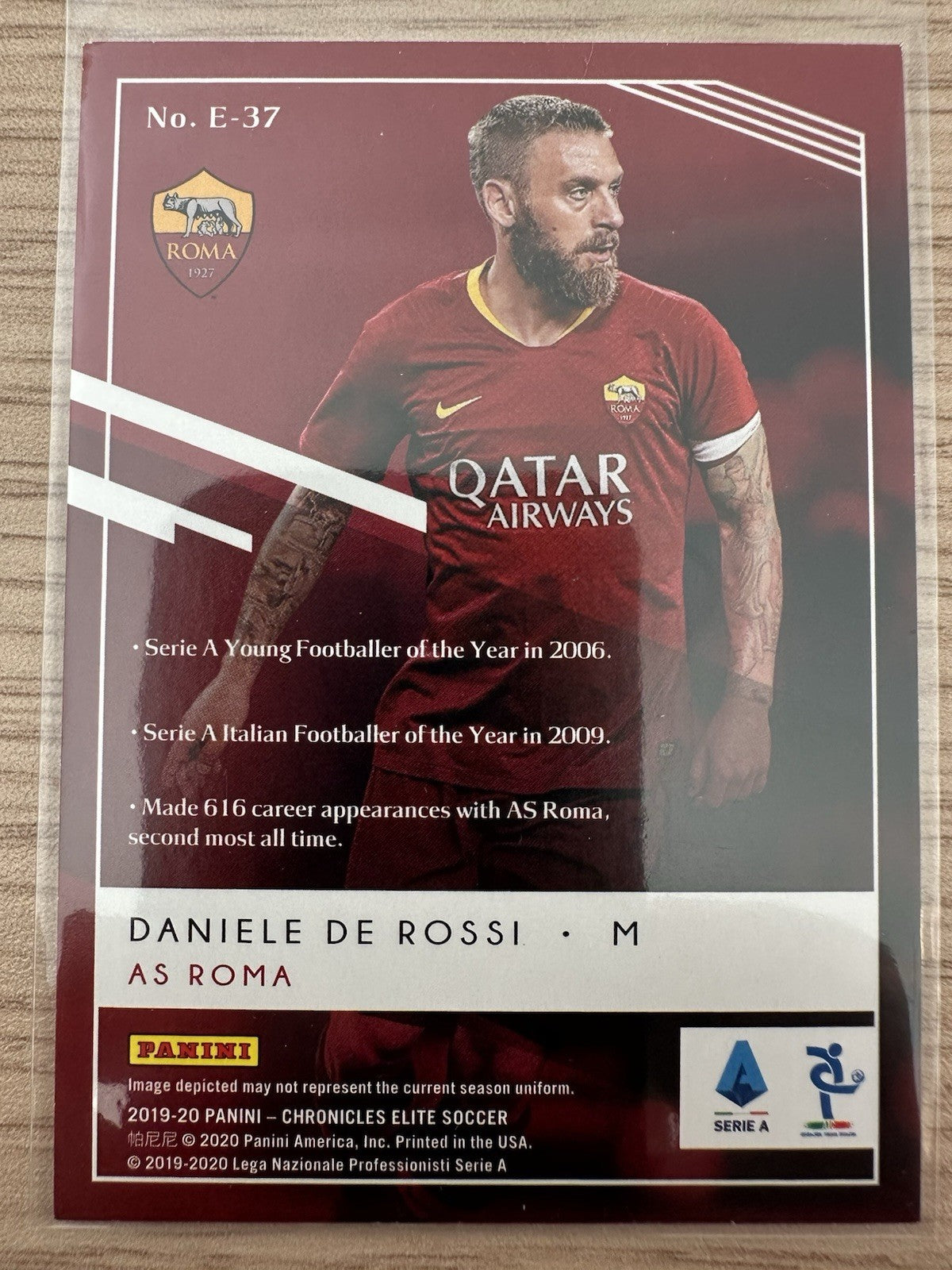 Daniele De Rossi Elite Chronicles Panini 2019/20