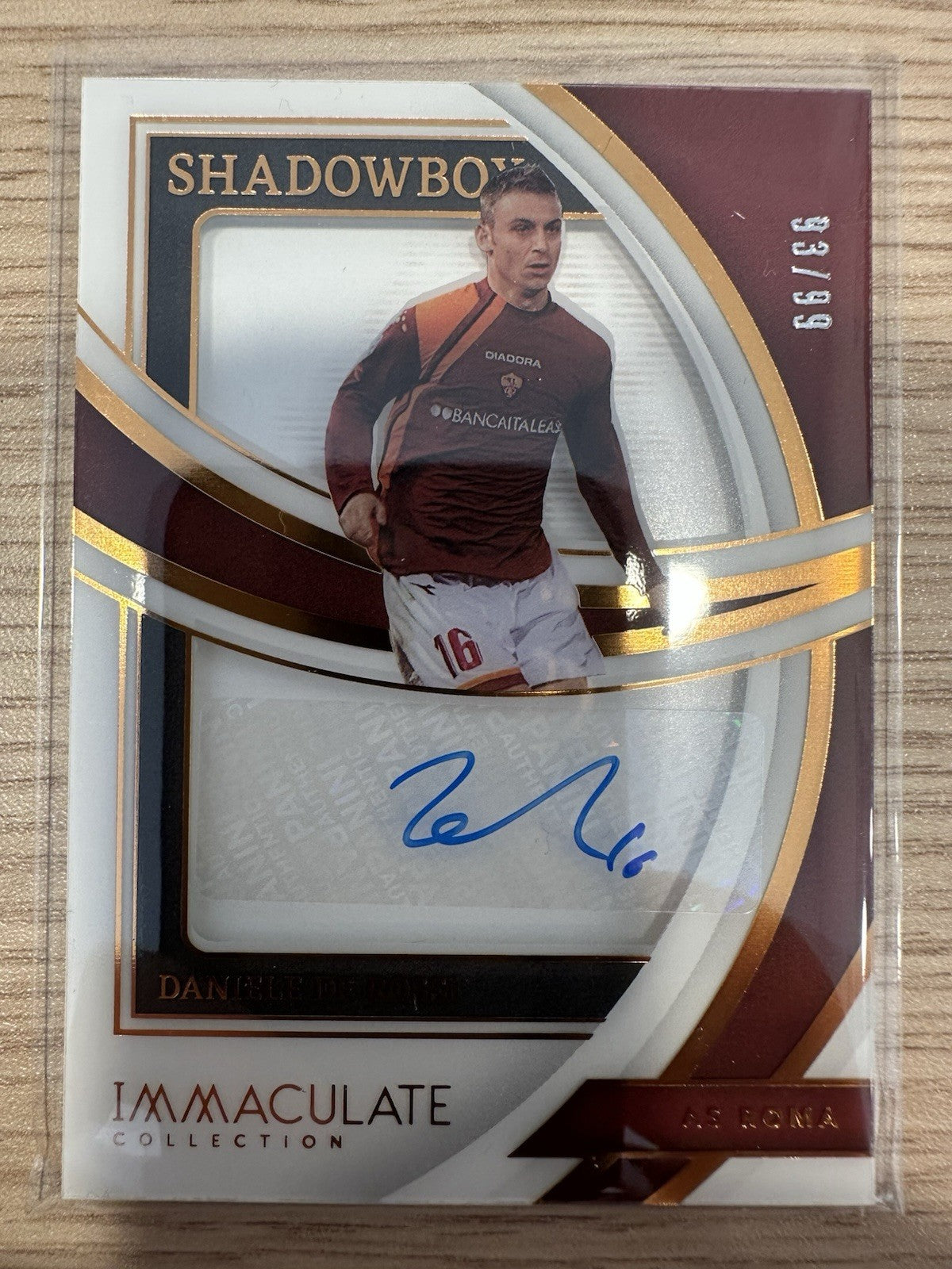 Daniele De Rossi Autograph /99 Panini Immaculate Collection 2022/23
