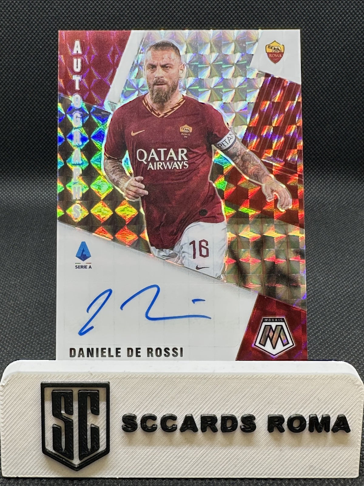 Daniele De Rossi Autograph Panini Mosaic Serie A 2020/21