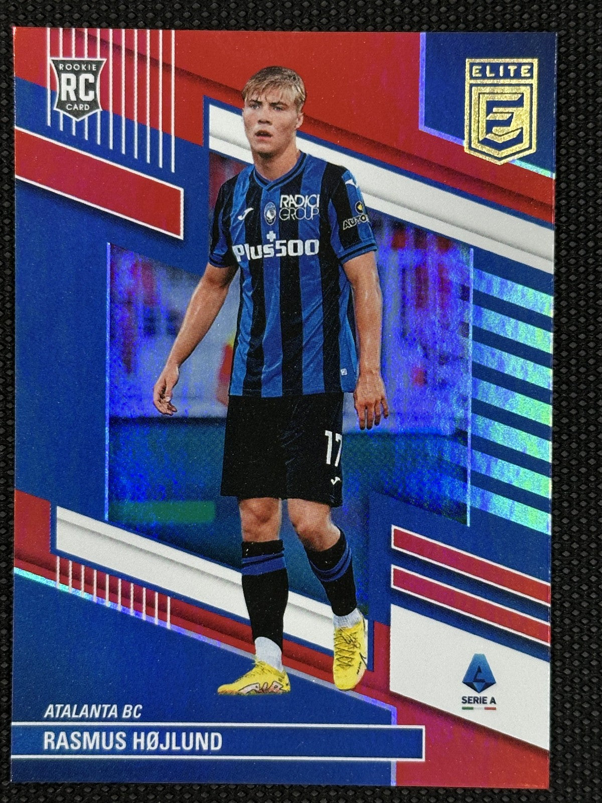 Rasmus Højlund Rookie Card Red Panini Elite Donruss 2022/23