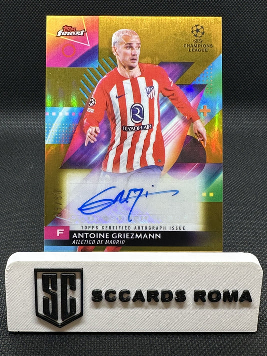 Antoine Griezmann Autograph /50 Topps Finest UCL 2024