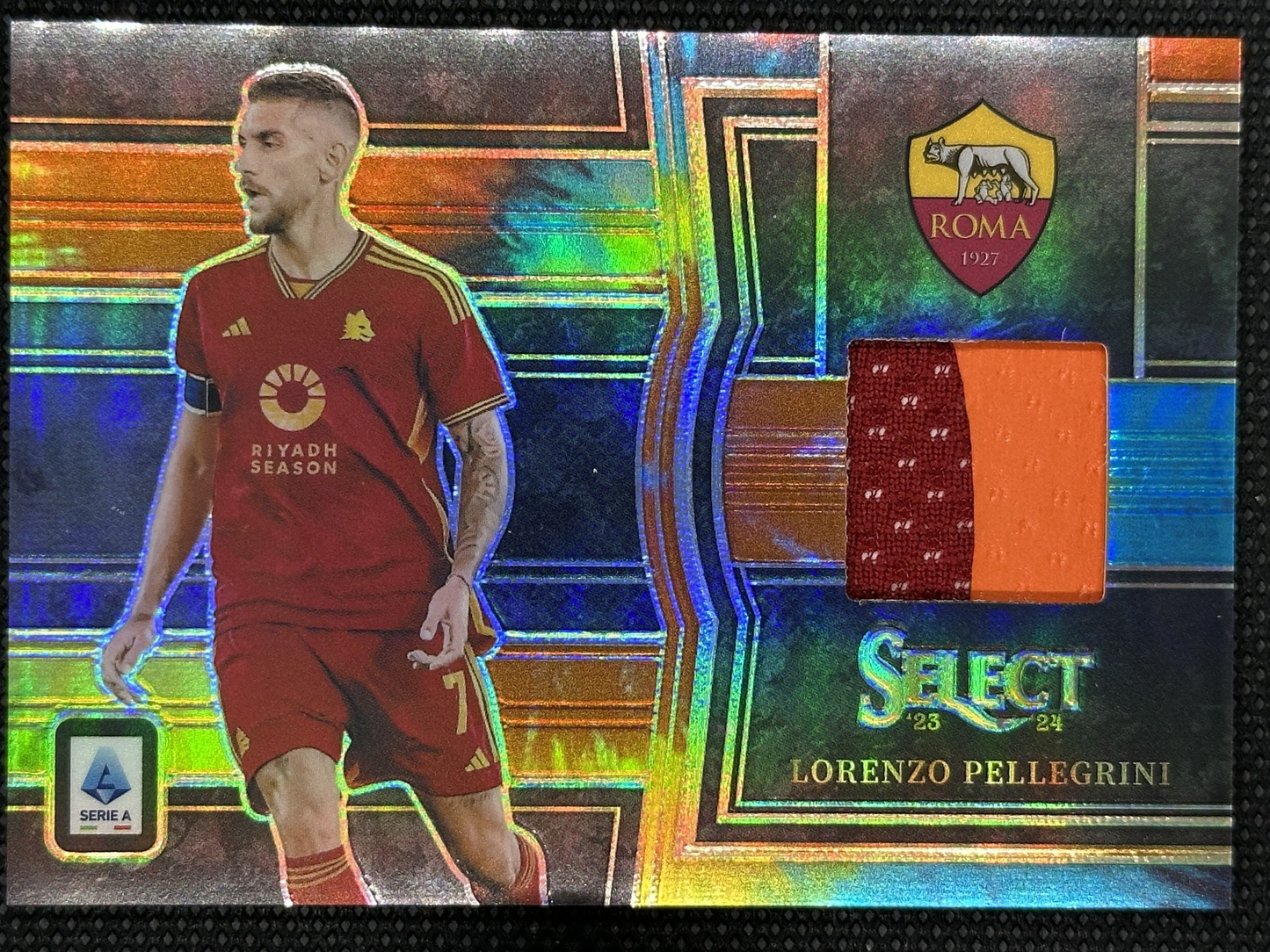 Lorenzo Pellegrini Relic /25 Panini Select Serie A 2023/24
