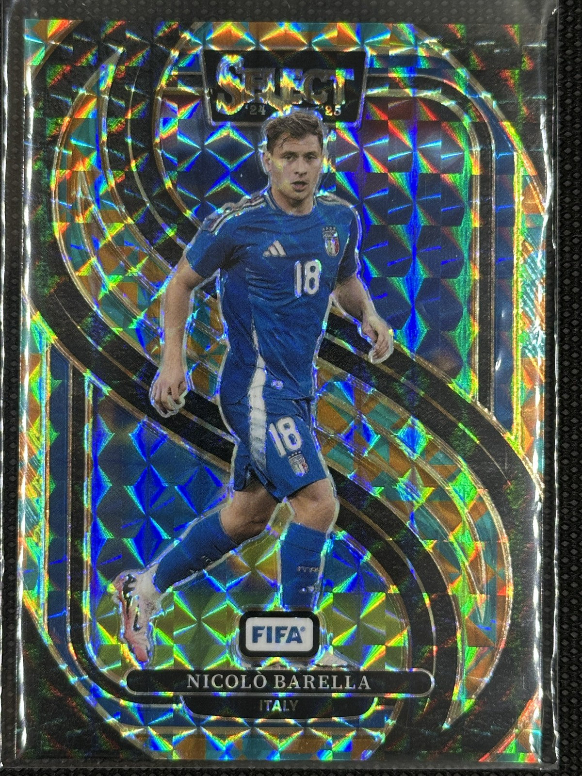 Nicolò Barella /15 Tessellation Panini Select 2024/25 Italia