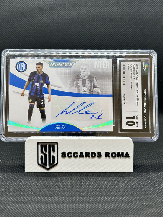 Kristjan Asllani Autograph /39 CGC 10 Gem Mint Daka F.C. Internazionale Milano