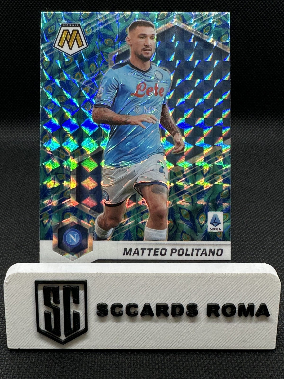Matteo Politano Peacock Napoli Panini Mosaic Serie A 2021/22