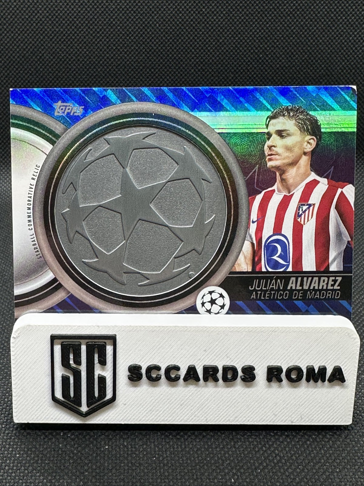Julian Alvarez Starball Relic Topps UCC Flagship Edition 2025/26