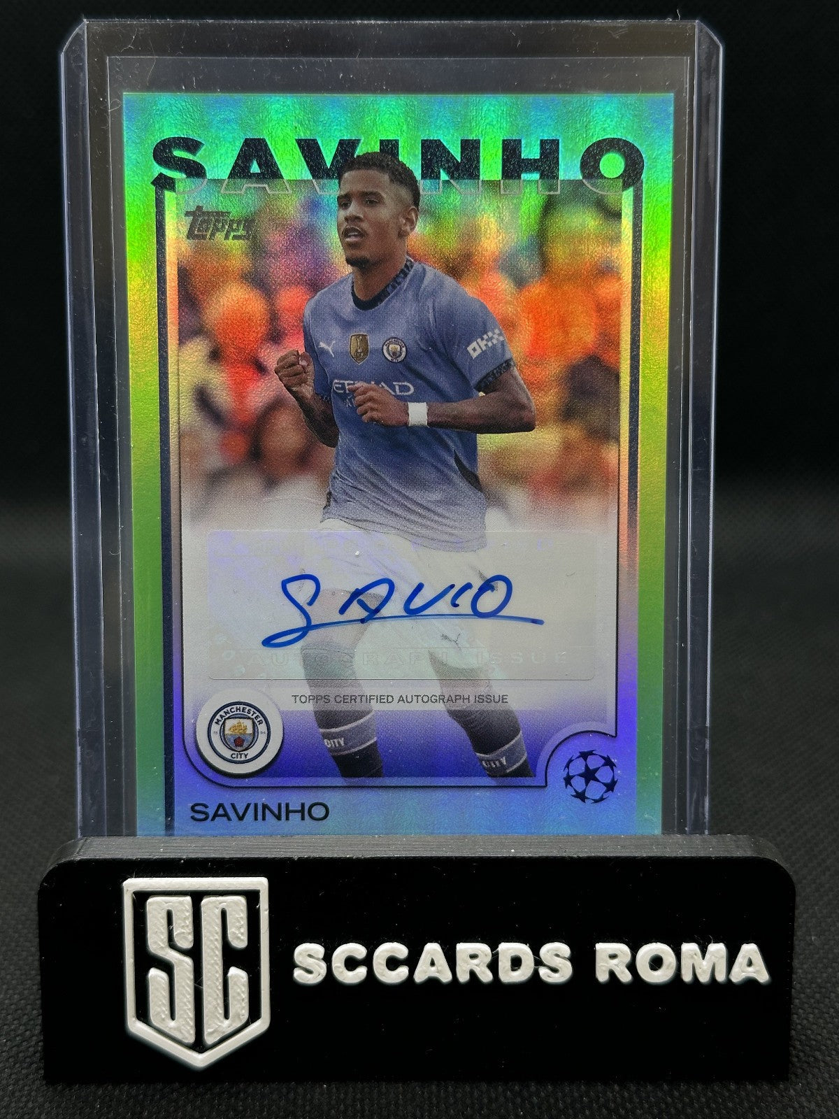 Savinho Autograph /199 Manchester City Topps UCC Flagship Edition 2024/25