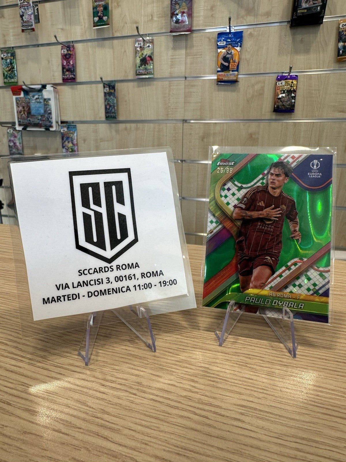 Paulo Dybala /99 Topps Finest UEL 2025