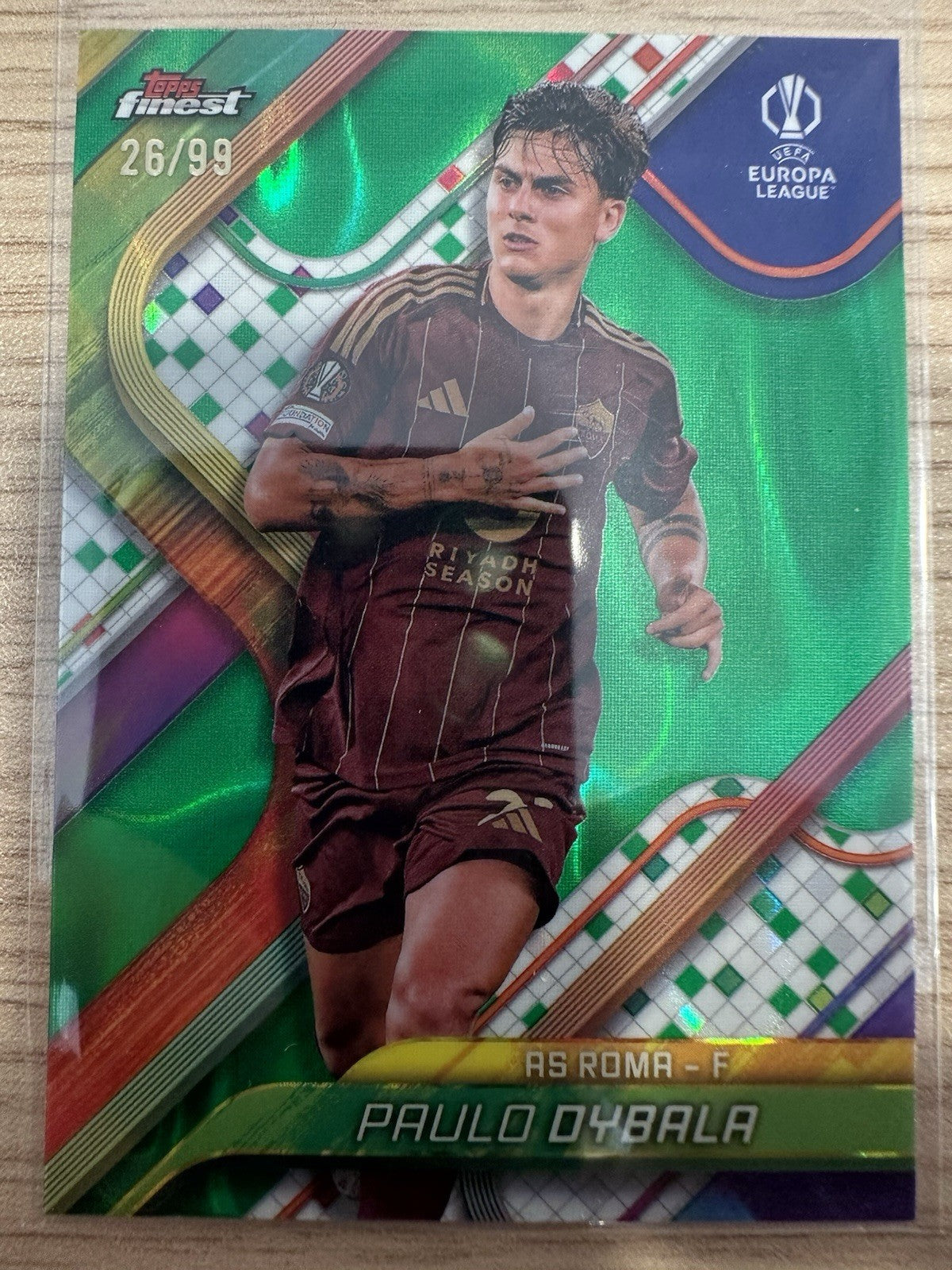 Paulo Dybala /99 Topps Finest UEL 2025
