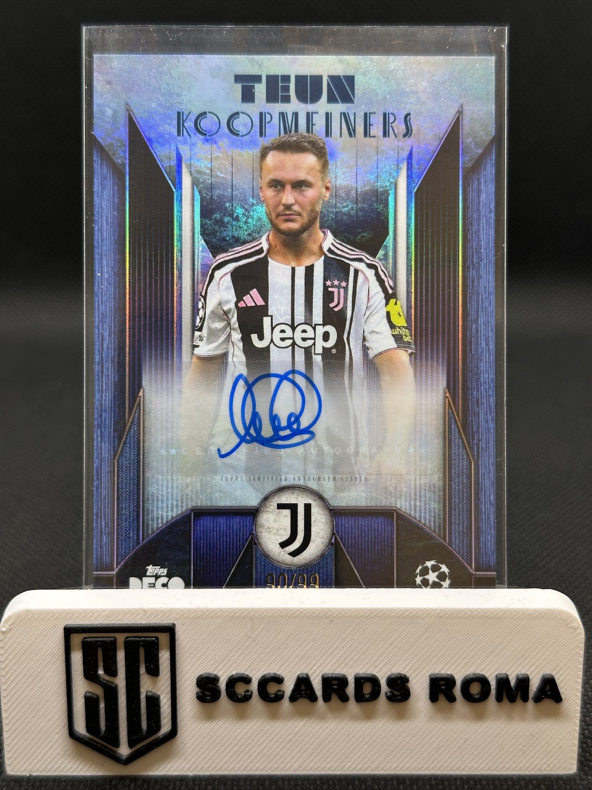 Teun Koopmeiners Autograph /99 Topps Deco 2025 Juventus