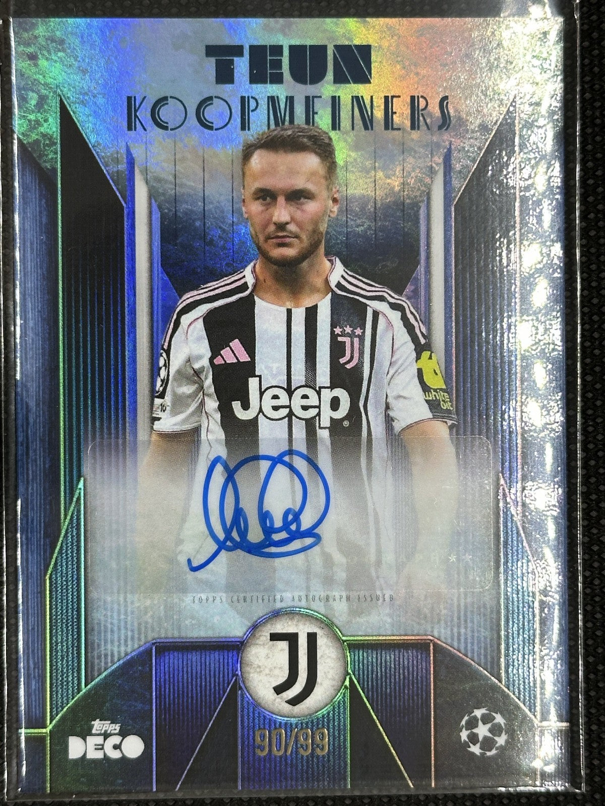 Teun Koopmeiners Autograph /99 Topps Deco 2025 Juventus