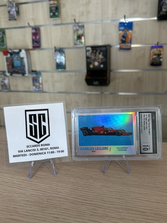 Charles Leclerc CSG 10 ‘61 Sports Cars - Topps Chrome F1 2021