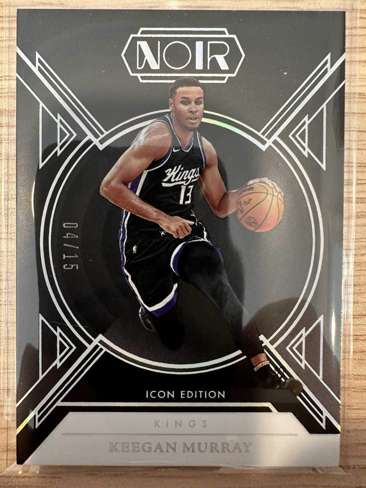 Keegan Murray 4/15 Panini Noir Icon Edition 2024/25