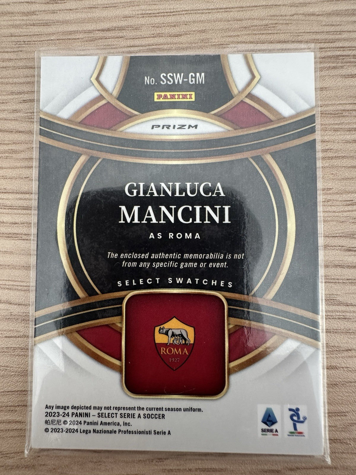 Gianluca Mancini Patch Select Swatches Serie A 2023/24