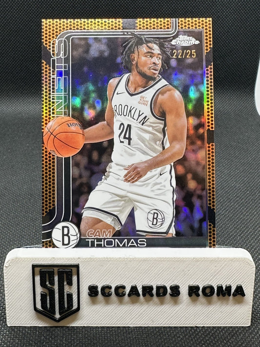 Cam Thomas /25 Topps Chrome NBA 2025