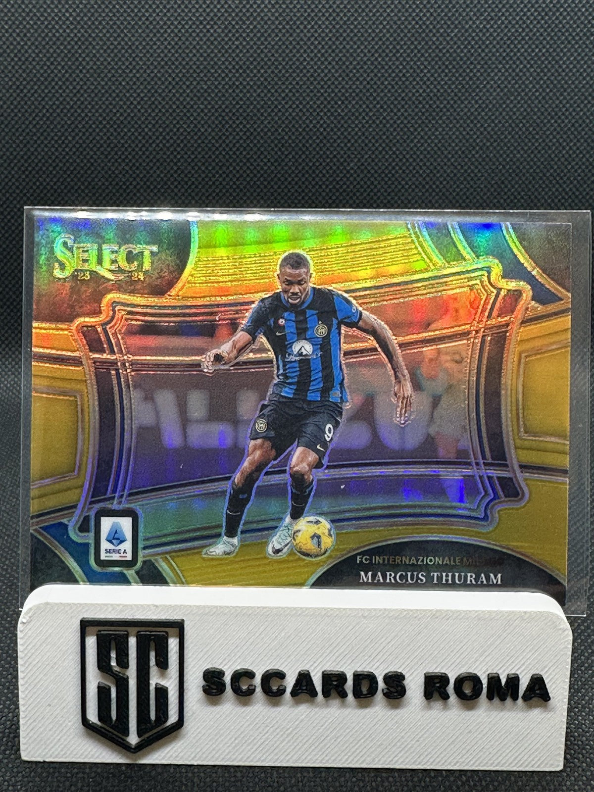 Marcus Thuram /10 Gold Panini Select Serie A 2023-24 Inter