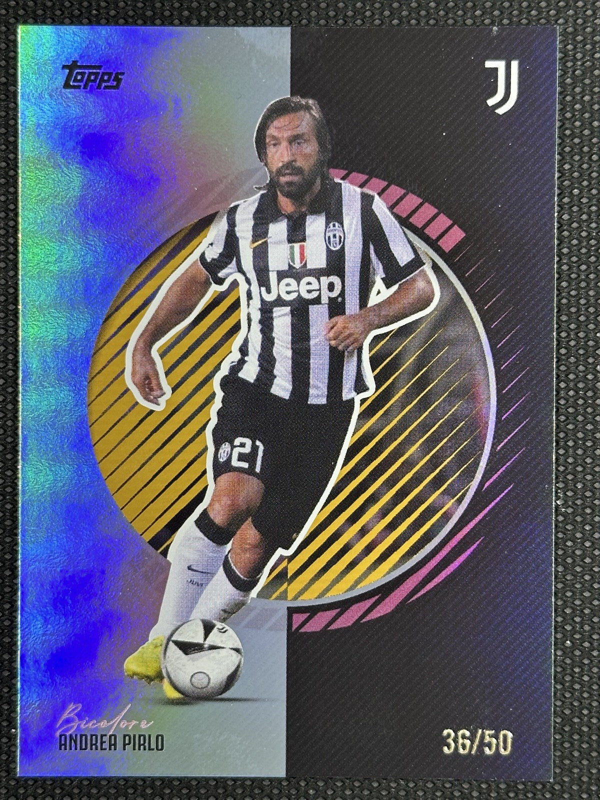 Andrea Pirlo /50 Bicolore Topps Team Set Juventus 2025/26