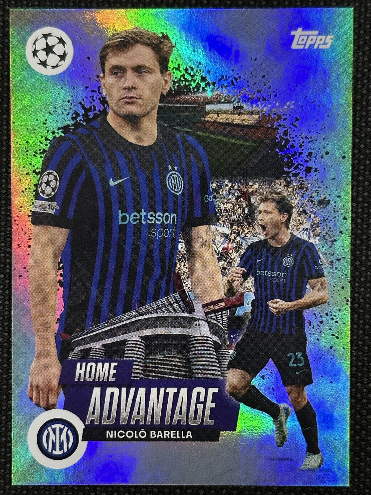 Nicolò Barella Topps UCC Flagship Edition Home Advantage SSP Case Hit 2025/26