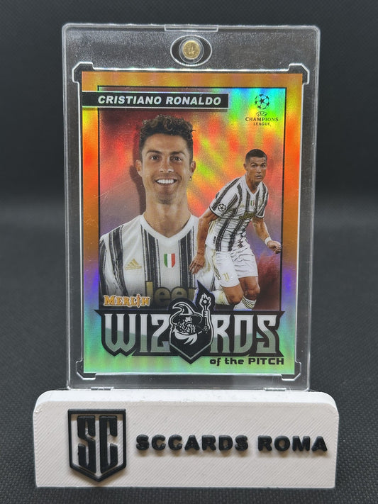 Cristiano Ronaldo /25 Wizards of the Pitch Topps Merlin UCL 2021