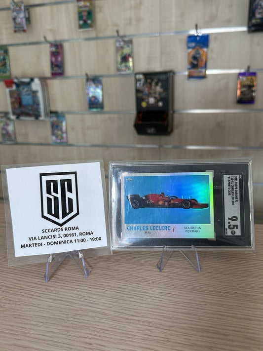 Charles Leclerc SGC 9.5 ‘61 Sports Cars - Topps Chrome F1 2021