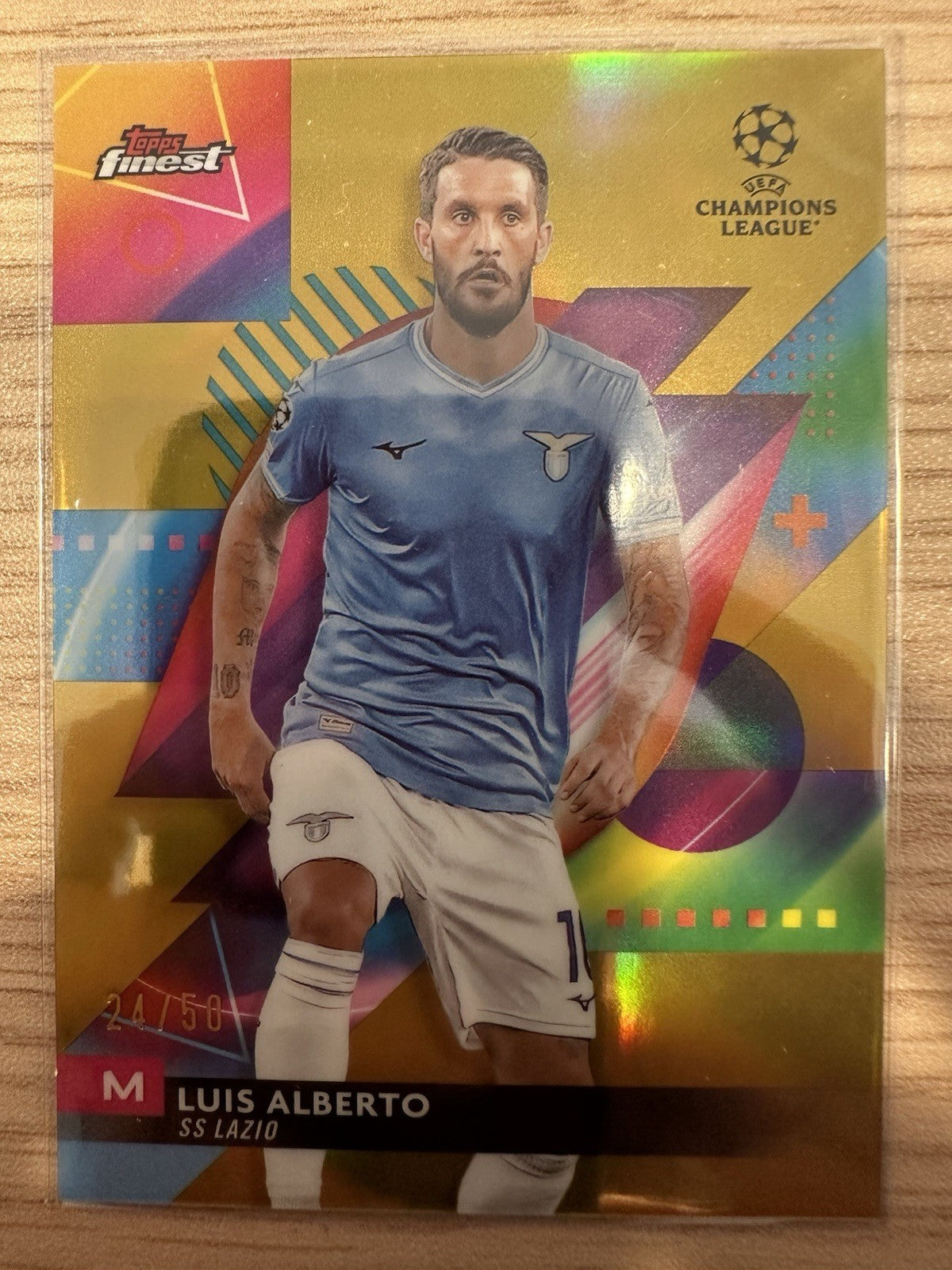 Luis Alberto 24/50 Topps Finest UCL 2024