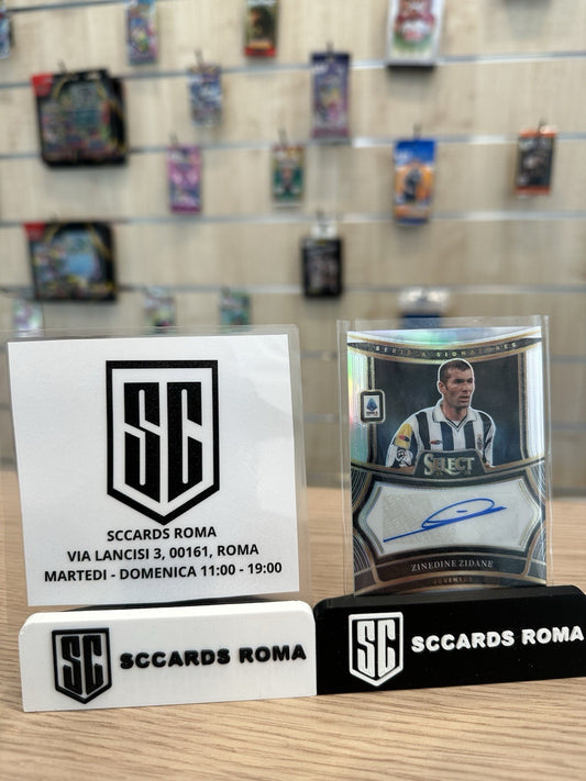 Zinedine Zidane Autograph Panini Select Serie A 2024/25