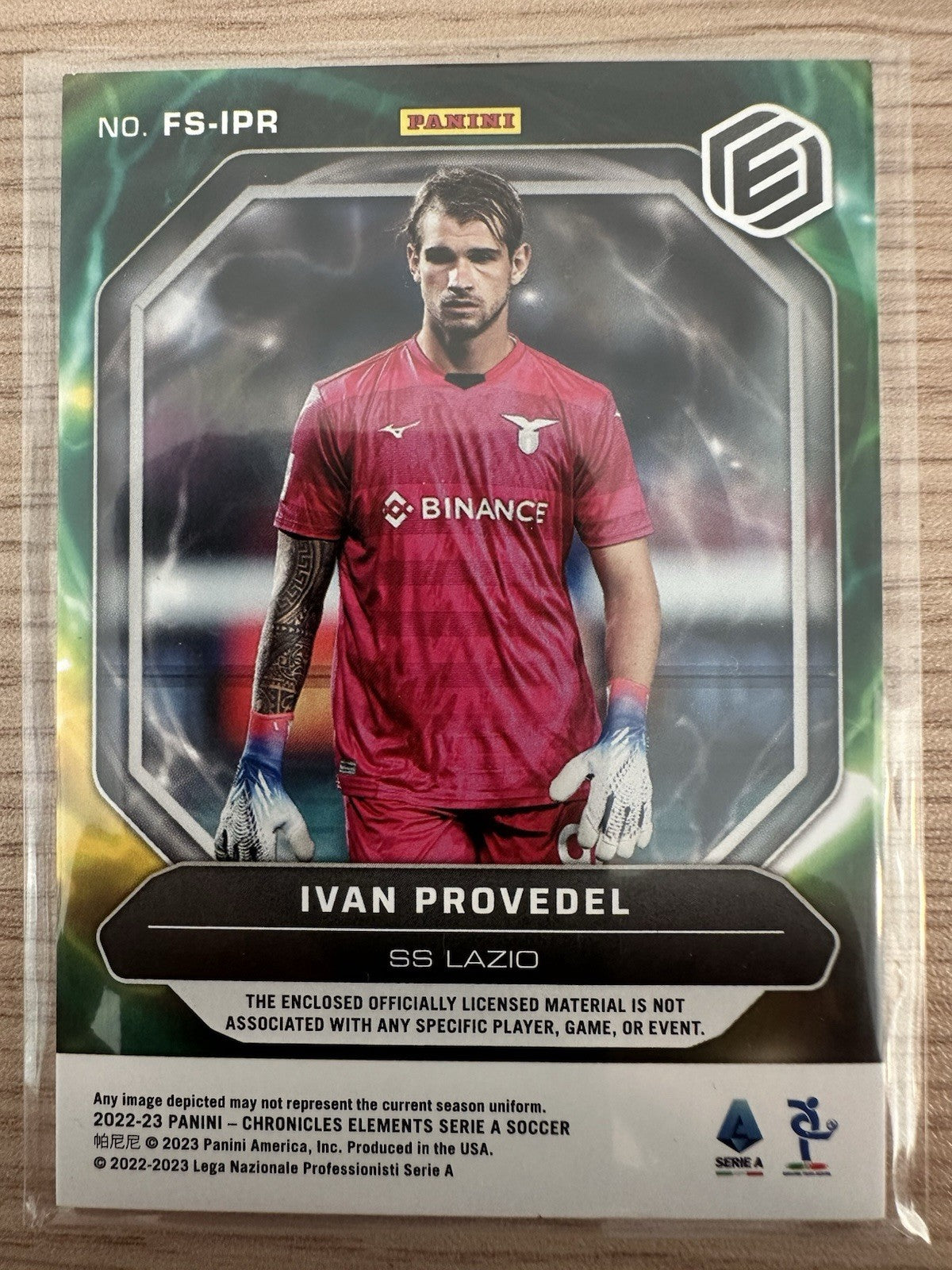 Ivan Provedel Rookie Patch Fusion Swatches Panini Chronicles Serie A 2022/23