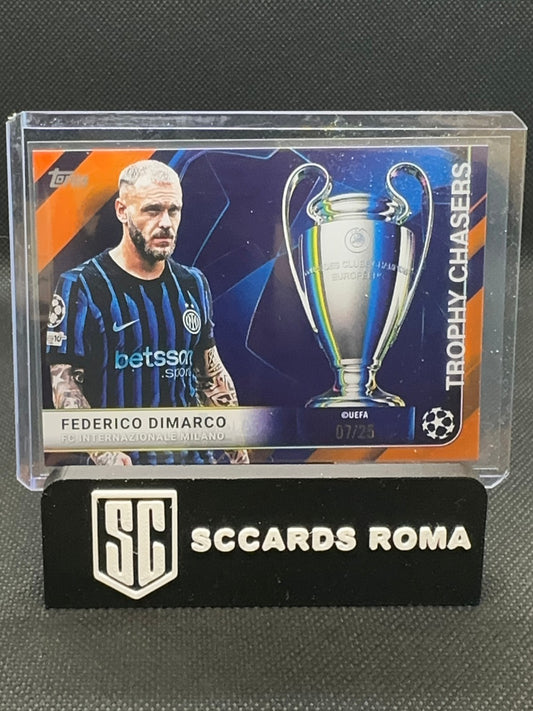 Federico Dimarco Trophy Chaser /25 Inter Topps UCC Flagship Edition 2025/26
