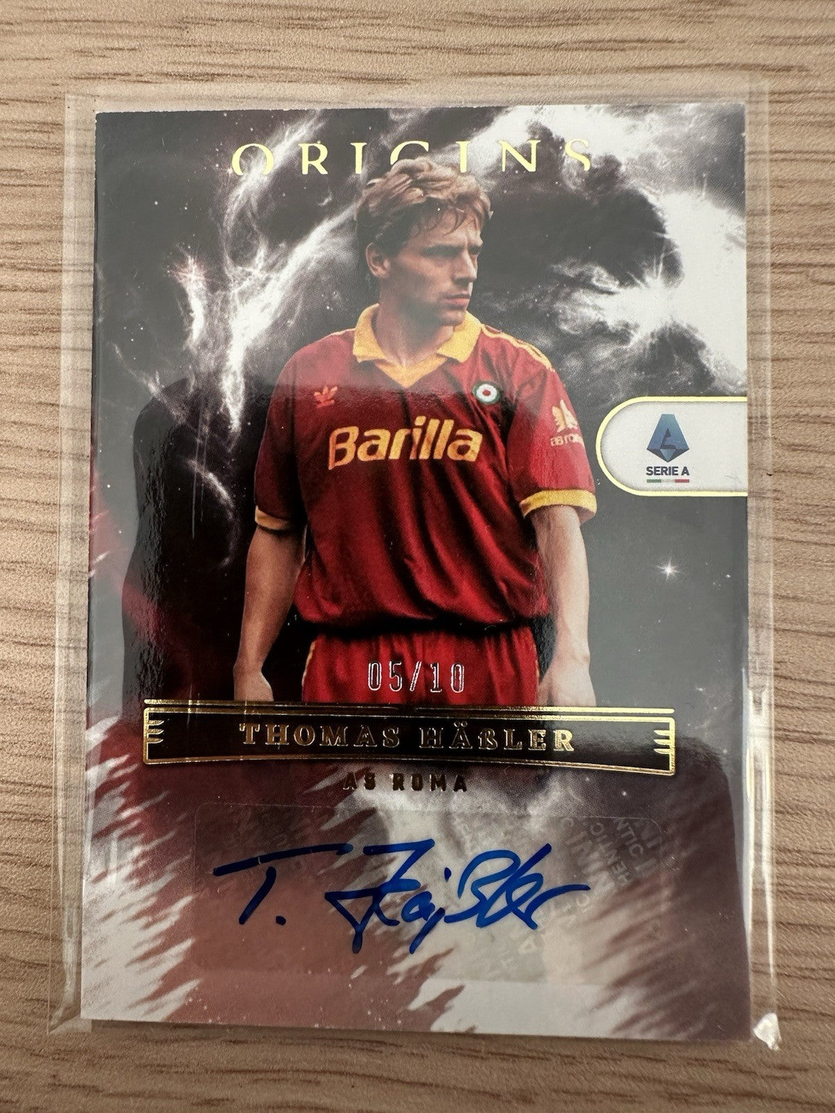 Thomas Hasler 5/10 Autograph Origins Gold Chronicles Serie A 2022/23