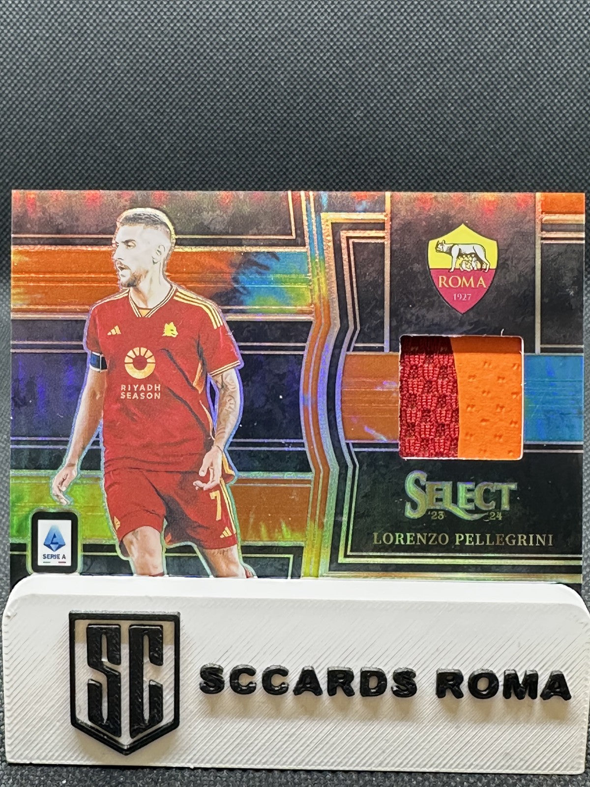 Lorenzo Pellegrini Relic /25 Panini Select Serie A 2023/24