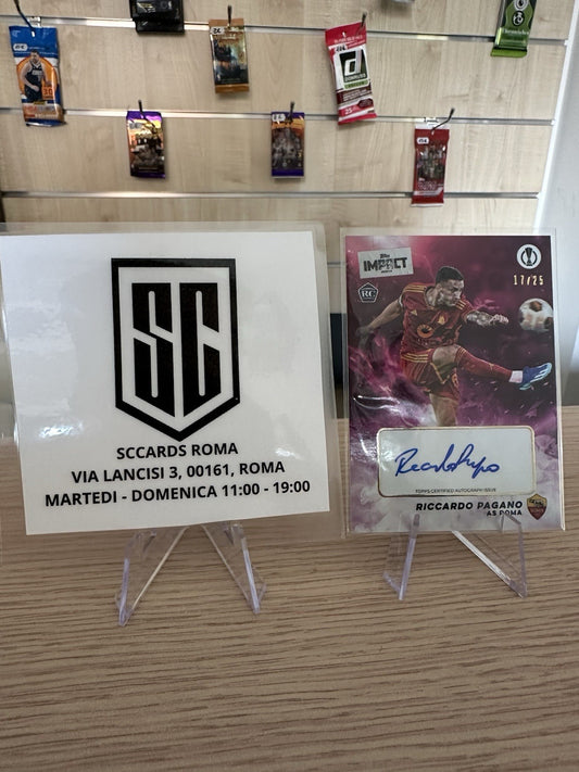 Riccardo Pagano 17/25 Topps Impact 2023/24 Autograph