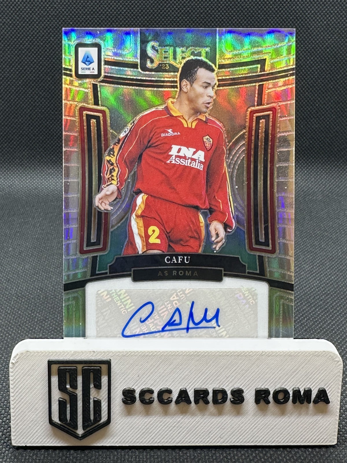 Cafu Autograph Panini Select Serie A 2022/23