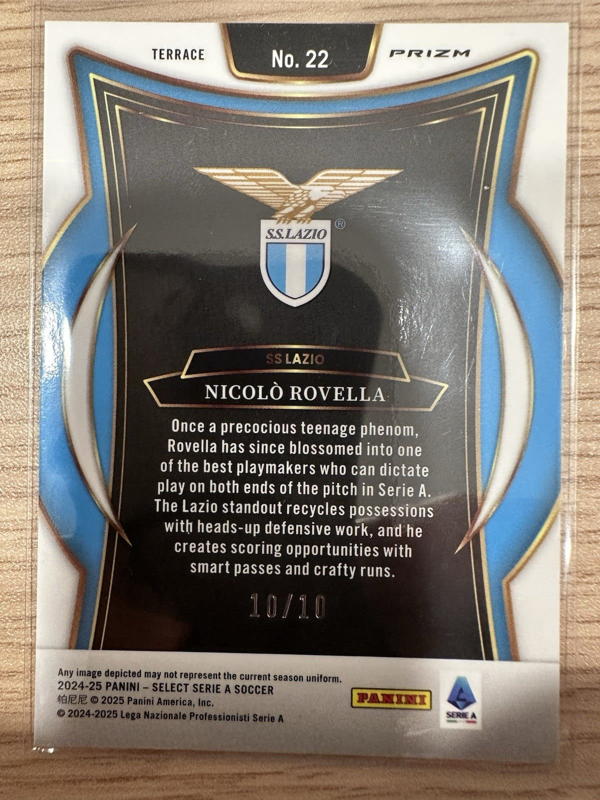 Nicolò Rovella 10/10 Panini Select Serie A 2024/25