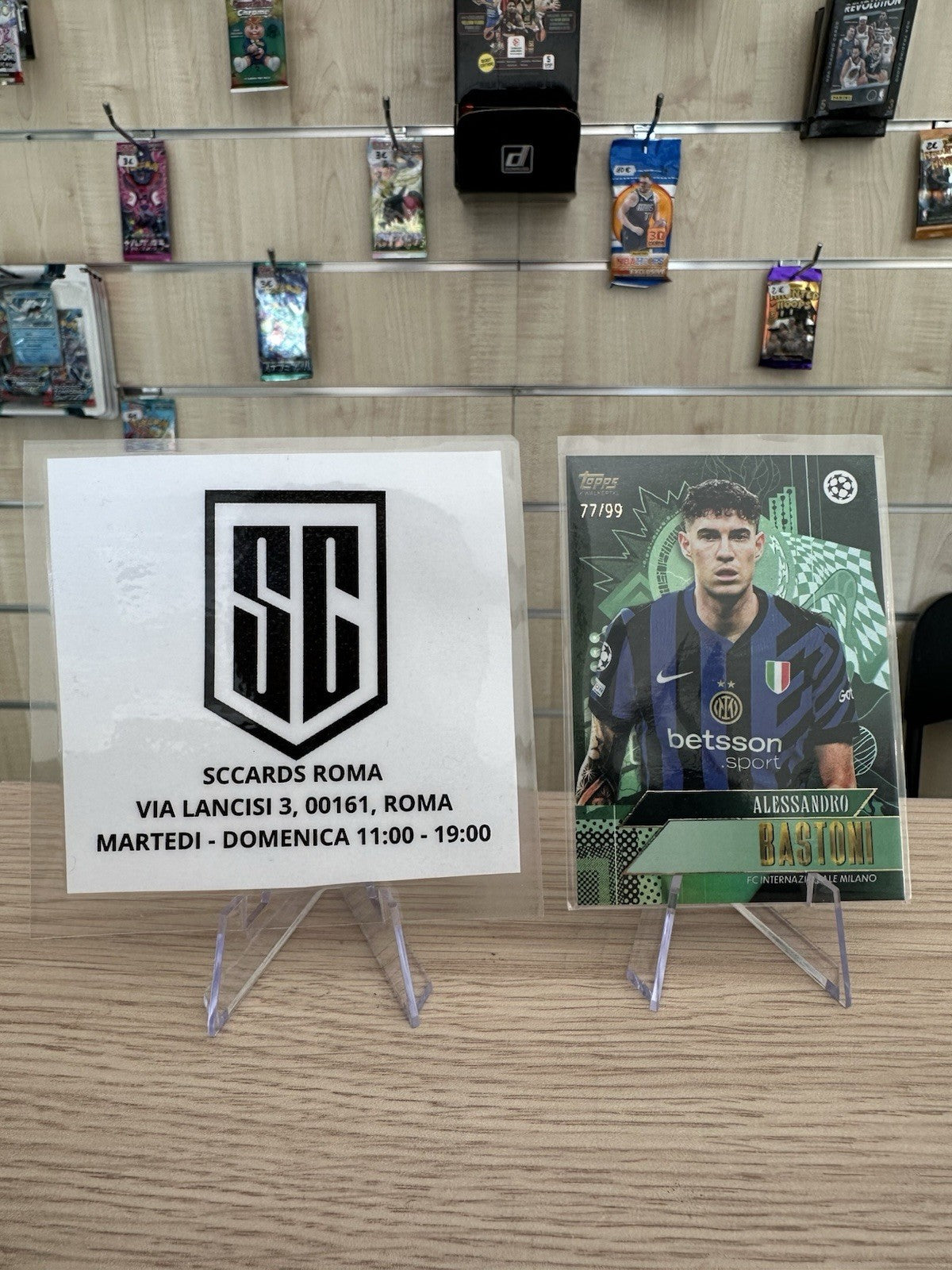 Alessandro Bastoni 77/99 Topps X Walkertkl UCL 2024