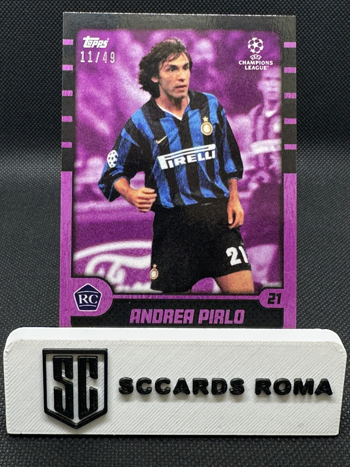 Andrea Pirlo Rookie /49 Topps UEFA Champions League 2022
