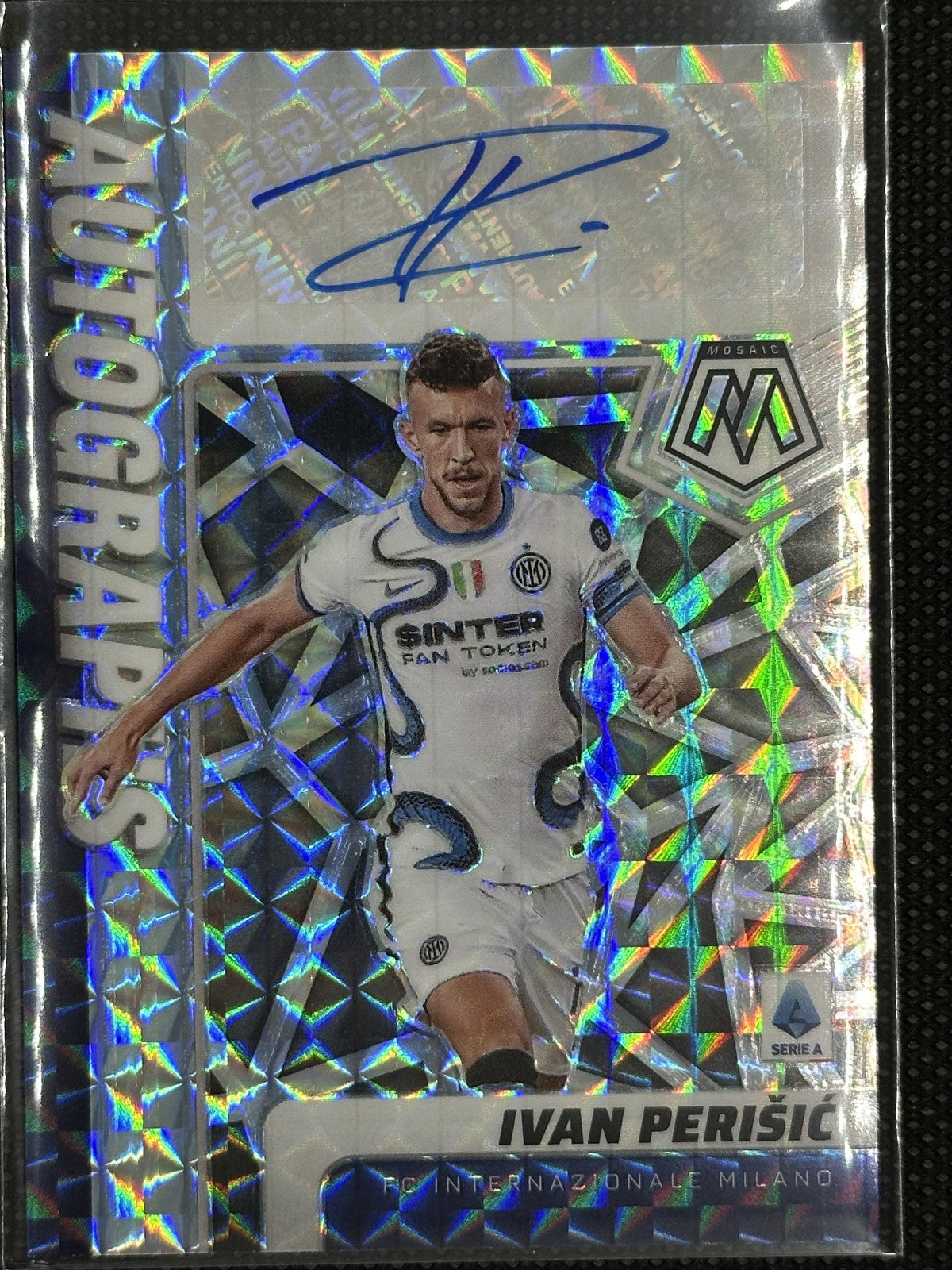 Ivan Perišić Autograph Panini Mosaic Serie A 2021-22 F.C. Internazionale