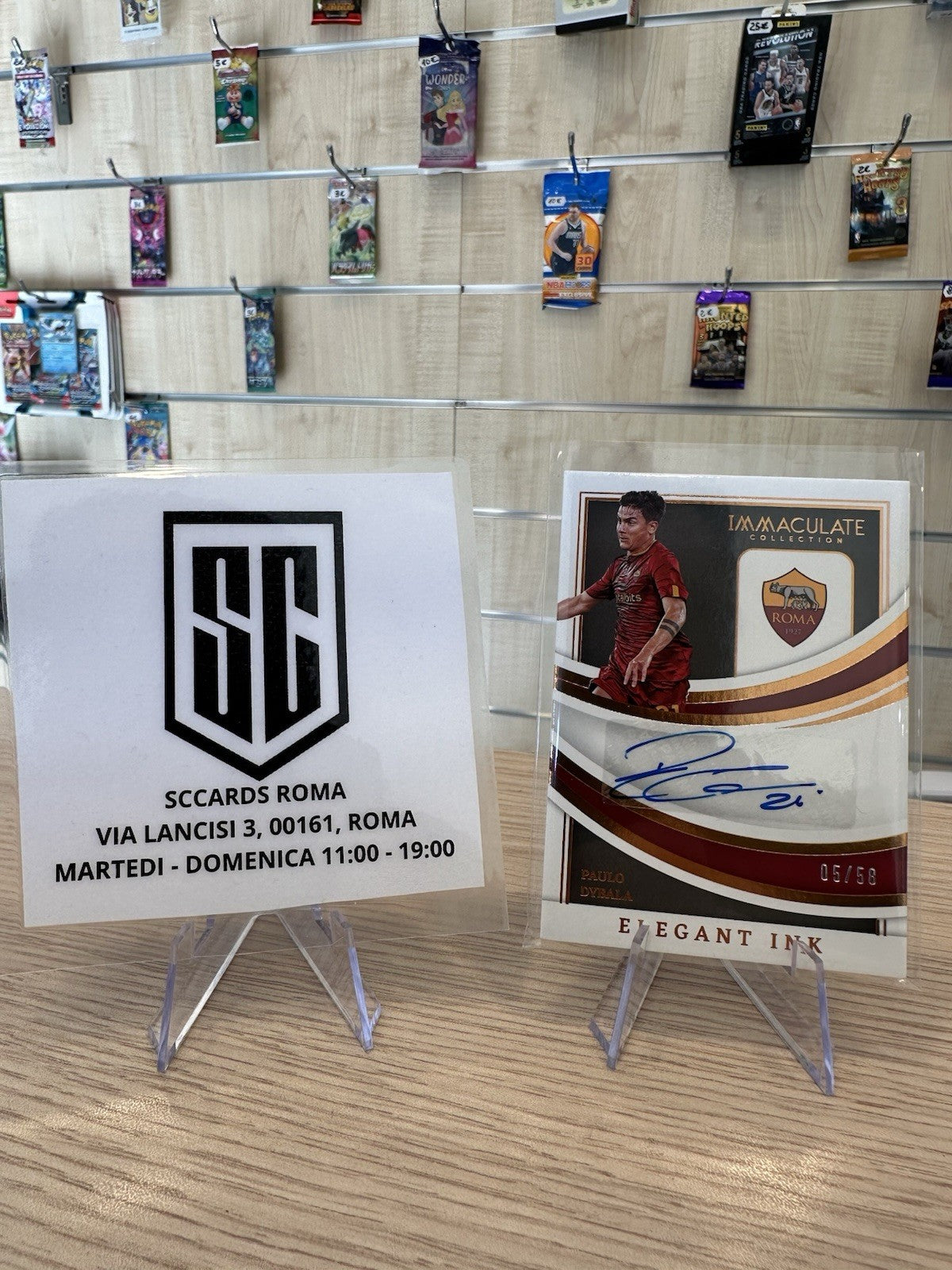 Paulo Dybala Autograph /58 Elegant Ink Immaculate Collection 2022/23