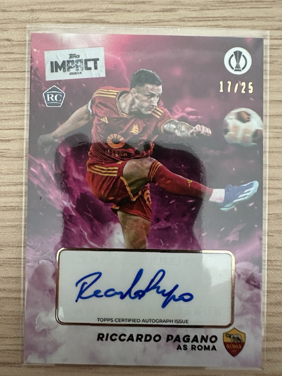 Riccardo Pagano 17/25 Topps Impact 2023/24 Autograph