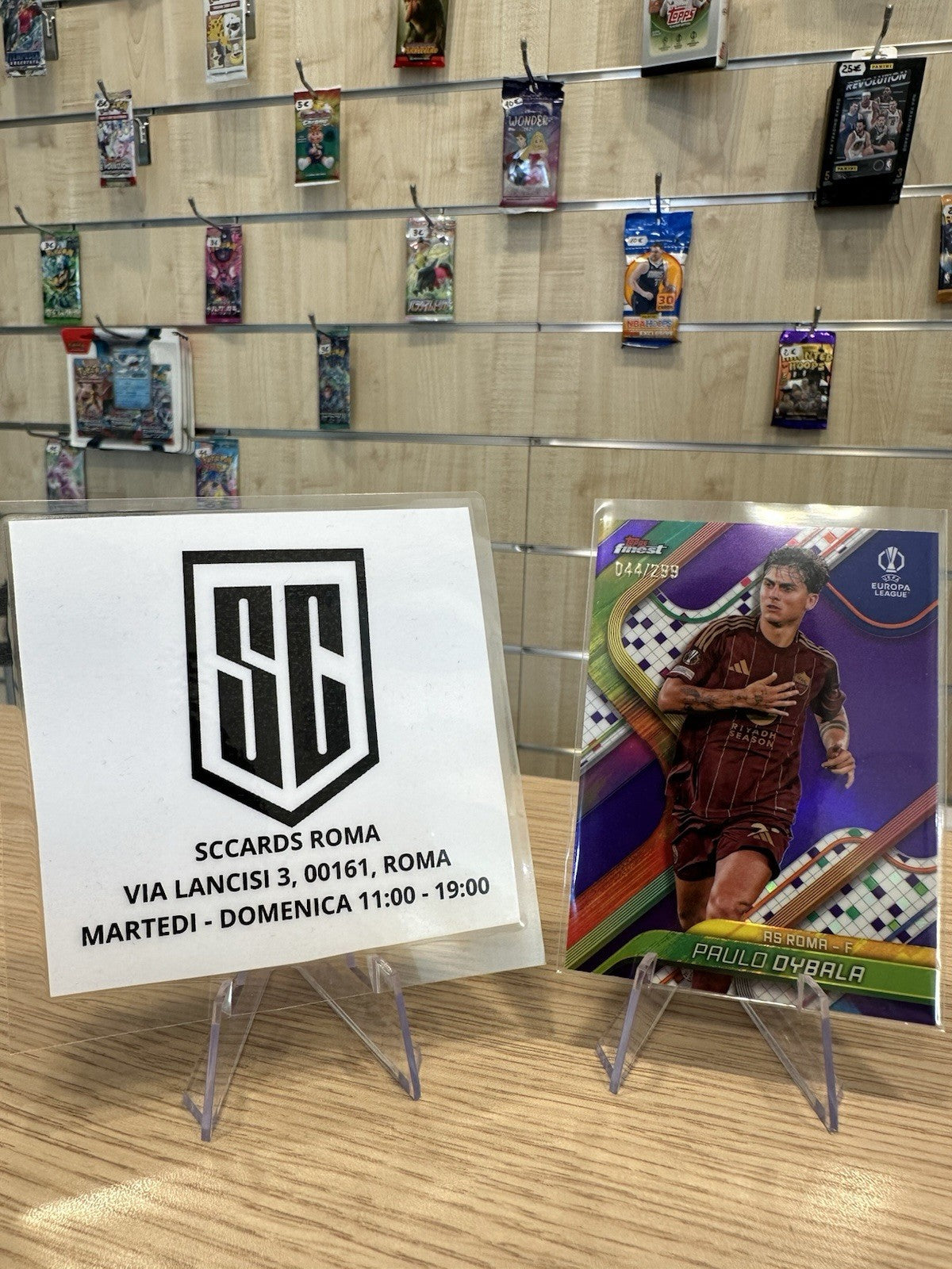 Paulo Dybala 44/299 Topps Finest UEL 2025