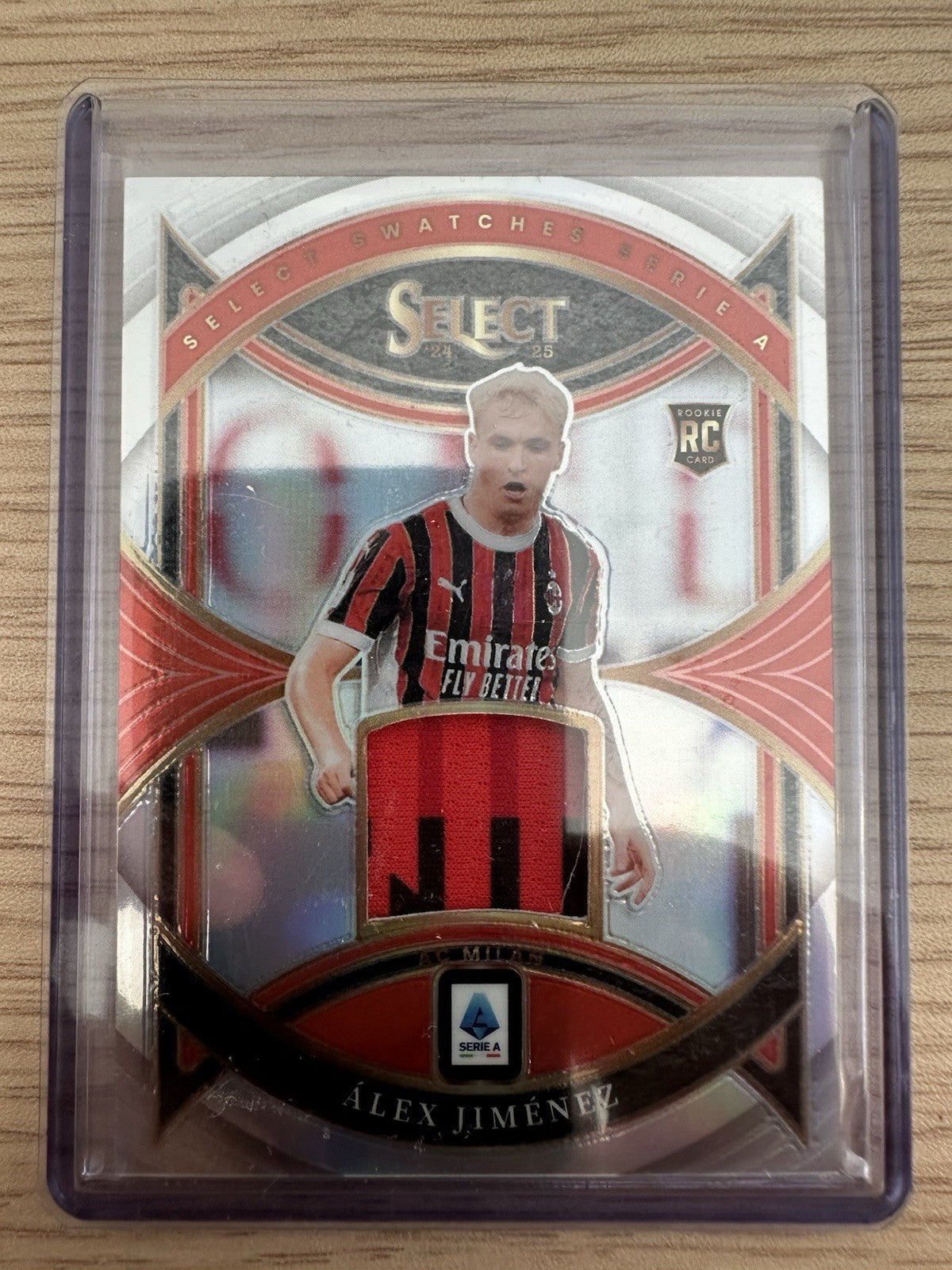 Alex Jimenez Rookie Patch Panini Select Swatches Serie A 2024/25