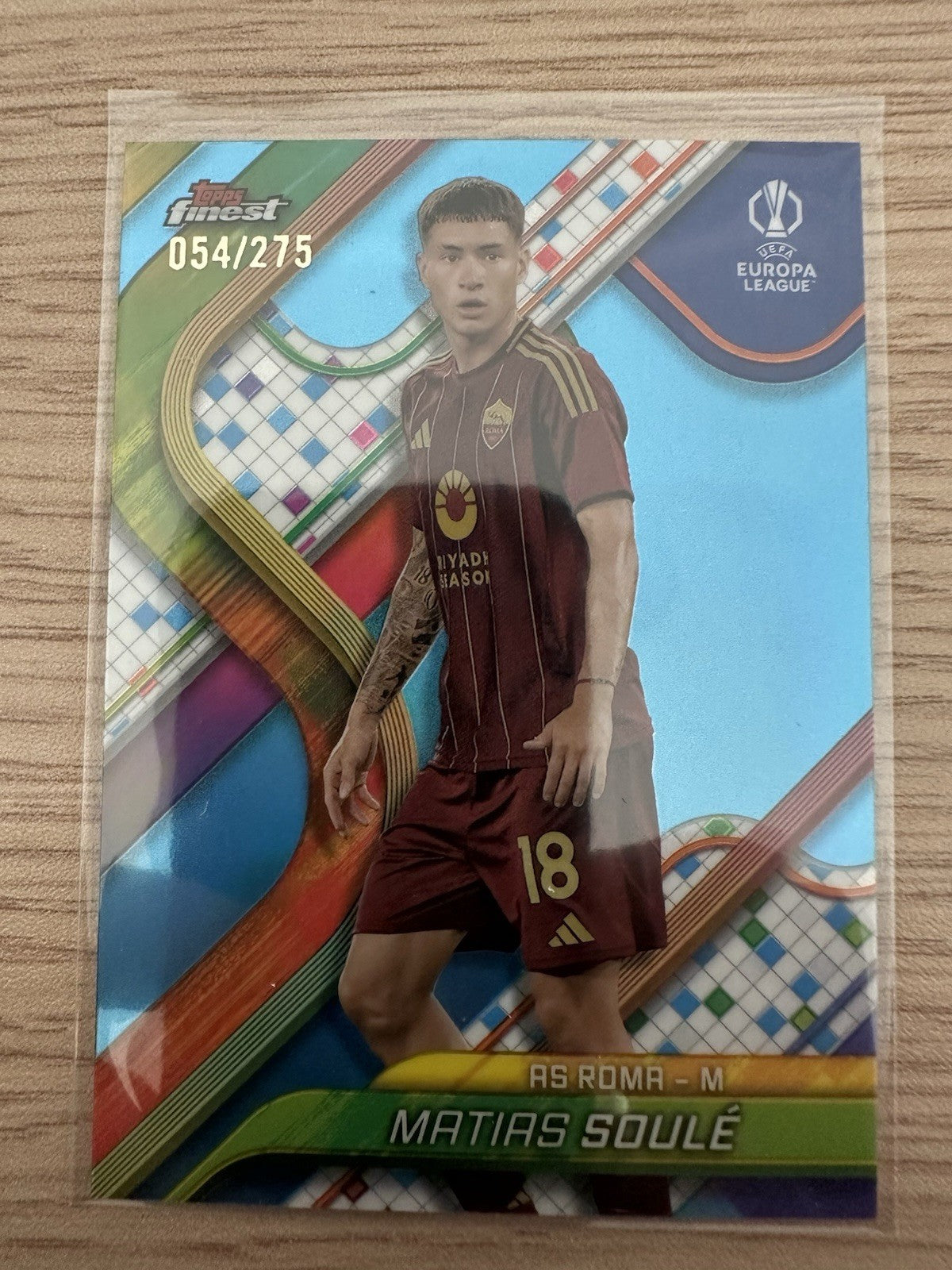 Matias Soule /275 Topps Finest UEL 2025